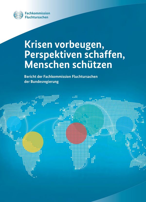 Deckblatt des Berichts der Fachkommission Fluchtursachen.